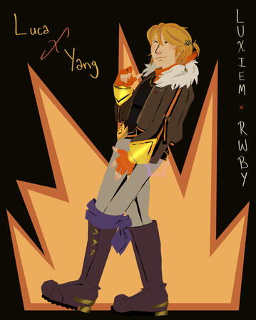 Luca Kaneshiro of LUXIEM as Yang Xiao Long from RWBY
