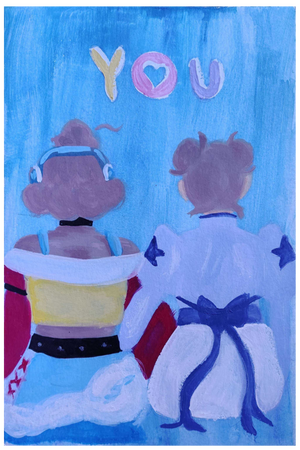 A zine about two friends who live a double life as magical girls.